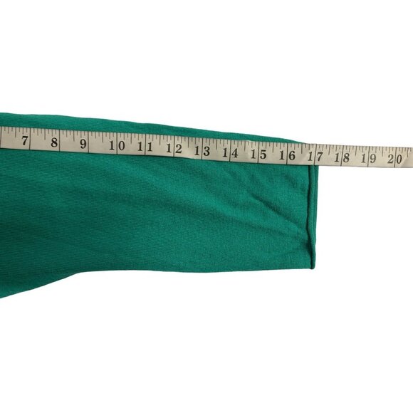 JCP Women's  Alhambra Green Cowl Neck Top - Picture 5 of 6